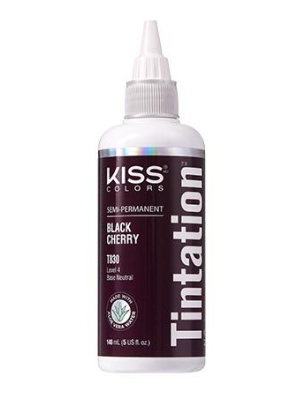 KISS Tintation Temporary Color Spray (6 Pcs). Black Color