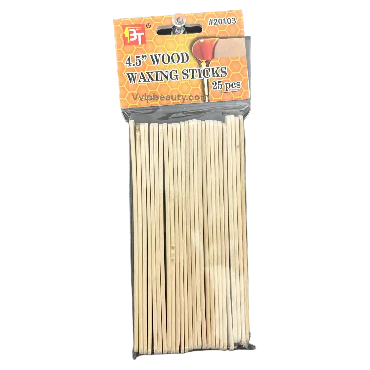 4.5" Wood Waxing Sticks 25 pcs