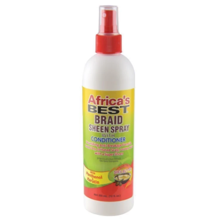 Africa's Best Braid Sheen Spray with Conditioner 12 oz