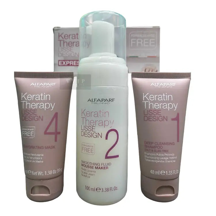 Alfaparf Milano Keratin Therapy Lisse Desing Express Kit 3 pieces