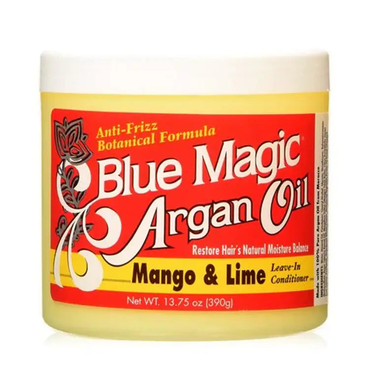 Blue Magic Argan Oil Mango and Lime Leave In Hair Conditioner, 13.75 oz