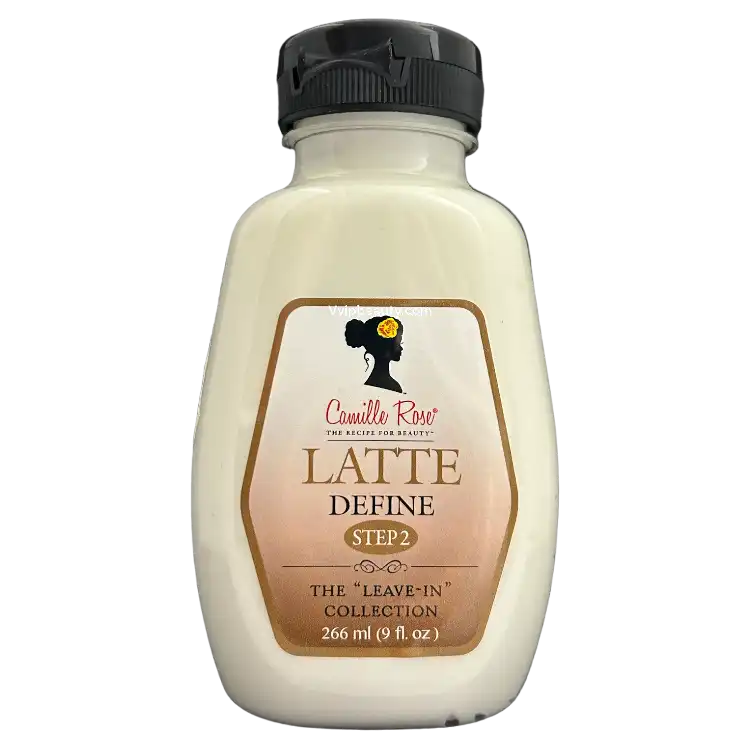 Camille Rose Naturals Latte Define Leave-In Collection Styling Cream  9 oz.