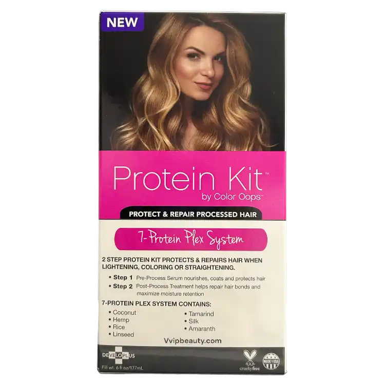 Color Oops Protein Kit 7-Protein Plex System - Ultimate Hair Protection & Repair