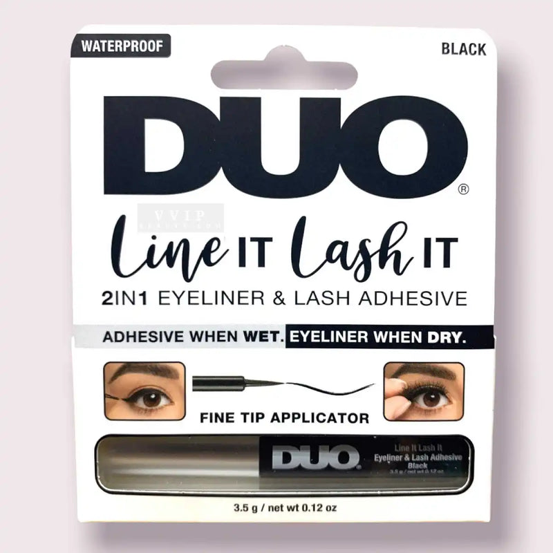 DUO Line IT Lash IT Black (2n1 Eyeliner & Lash Adhesive) 0.12 oz. (S20.M21)