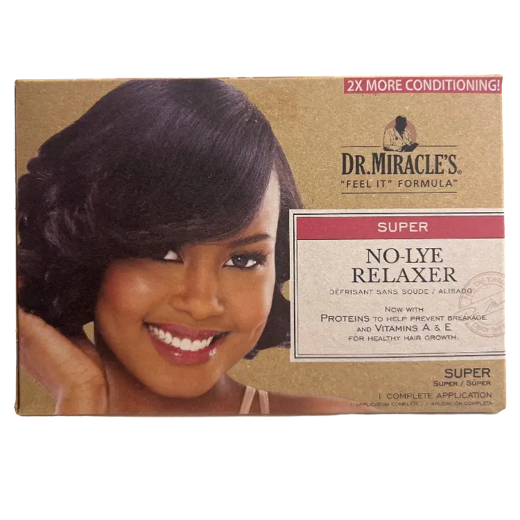 Dr. Miracle's New Growth No-Lye Relaxer Super 1 Complete Application