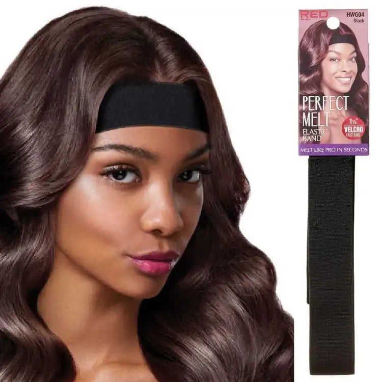 RED PM Elastic Wig Band Regular Black HWG04: Achieve Professional Melts Effortlessly