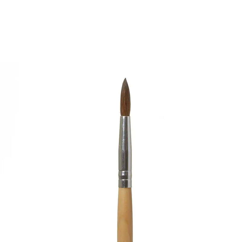 GOLD FINGER ROUND ACRYLIC BRUSH- GB01 (M19)