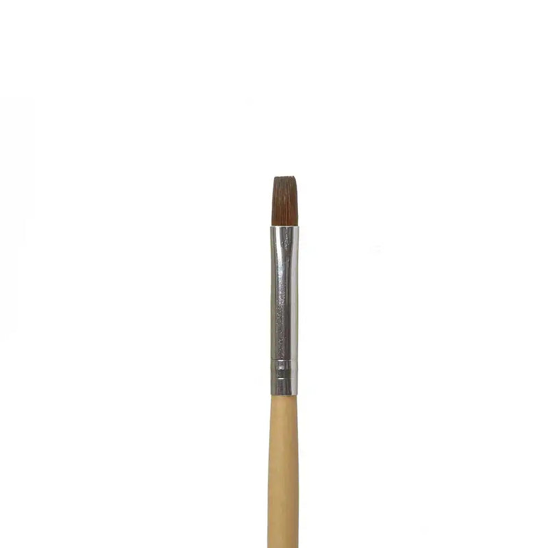 Goldfinger Flat Acrylic Nail Brush -GABR300 (M19)