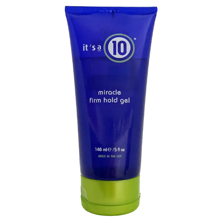 It's a 10 Haircare Miracle Firm Hold Gel 5 oz.