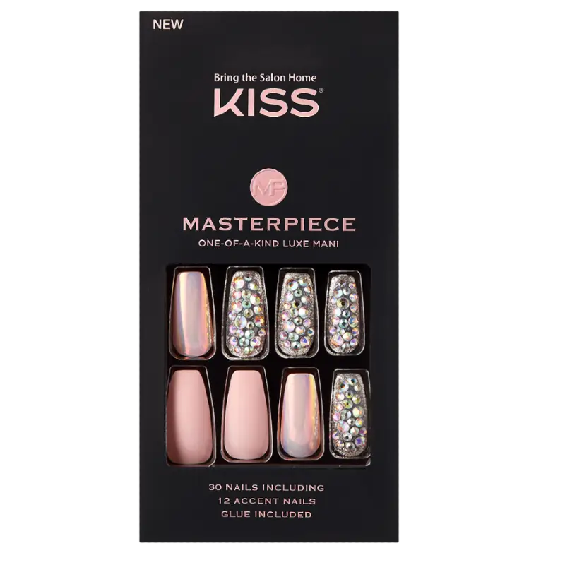 KISS Masterpiece Everytime I Slay One-Of-Kind Luxe Mani KMN02 (30 Including Nails)