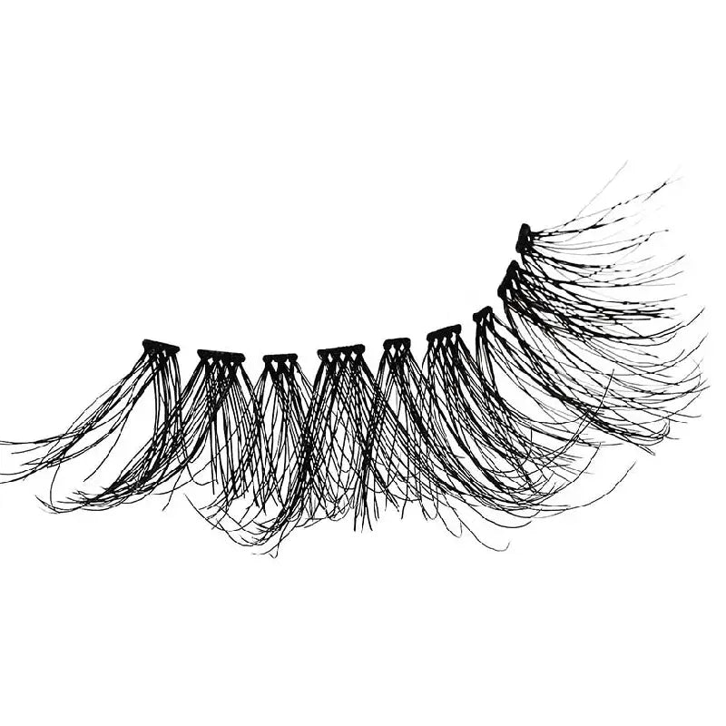 Kiss I Envy Remy 3D Invisible Band 100% Human Hair Eyelashes-KREI07