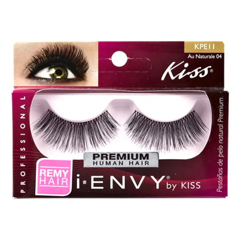 Kiss i ENVY 100% Human Eyelash Full Strip Au Naturale 04, KPE11