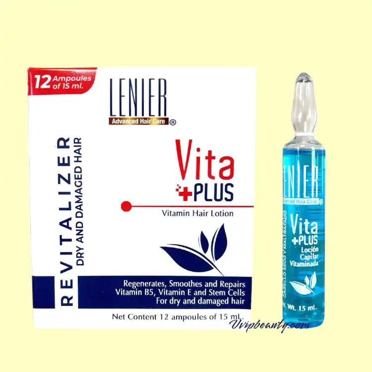 Lenier Vita Plus Vitamin Hair Lotion – 15ml x 12 Ampoules