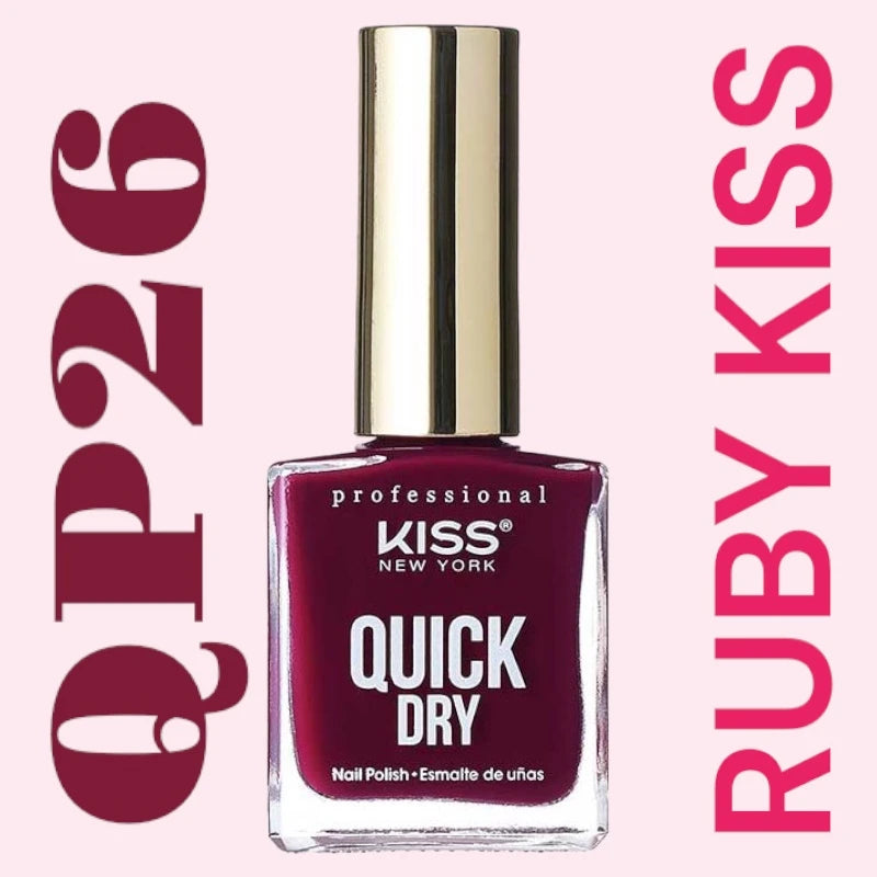 Quick Dry Nail Polish by Kiss New York Professional- Your Fast-Track to Glamour