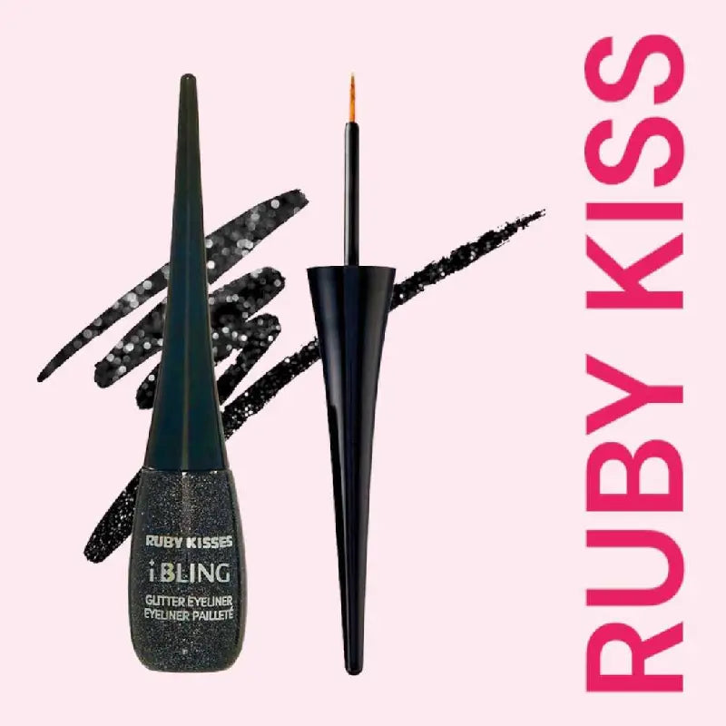 Ruby Kiss-i-BLING LIQUID LINER- Sparkle with Effortless Glamour -4 COLORS