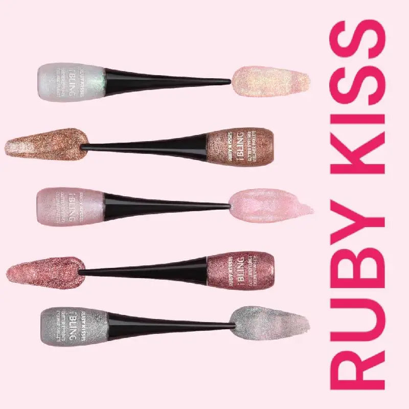 Ruby Kiss-i-BLING LIQUID LINER- Sparkle with Effortless Glamour -4 COLORS