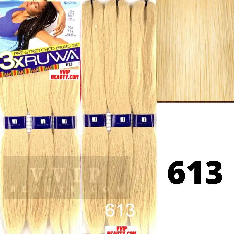 6X RUWA PRE-STRETCHED BRAID 24″ – SENSATIONNEL