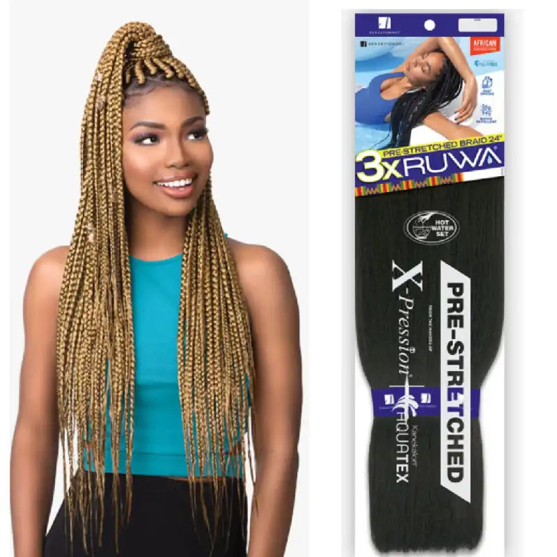 SENSATIONNEL - 3X RUWA PRE-STRETCHED BRAID -24”