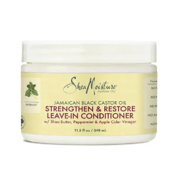 SheaMoisture Jamaican Black Castor Oil Leave-In Conditioner Strengthen & Restore -11 oz