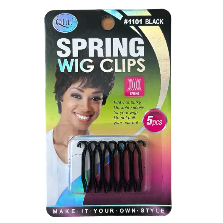 Spring Wig Clips 5 Pcs - Secure & Comfortable Hold