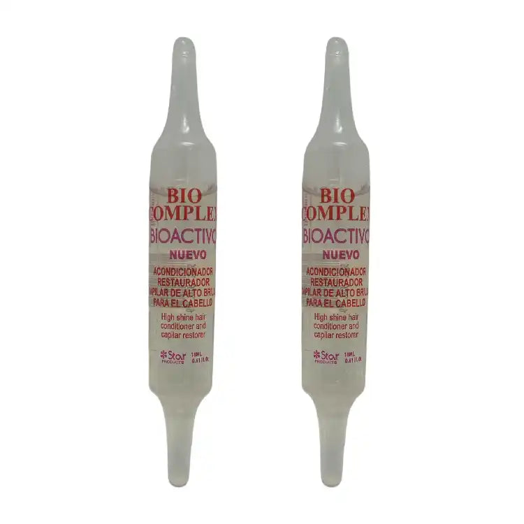 Star Bio Complex Ampoules/ampollas High Shine Hair Conditioner 0.61 Oz - 2 Vials