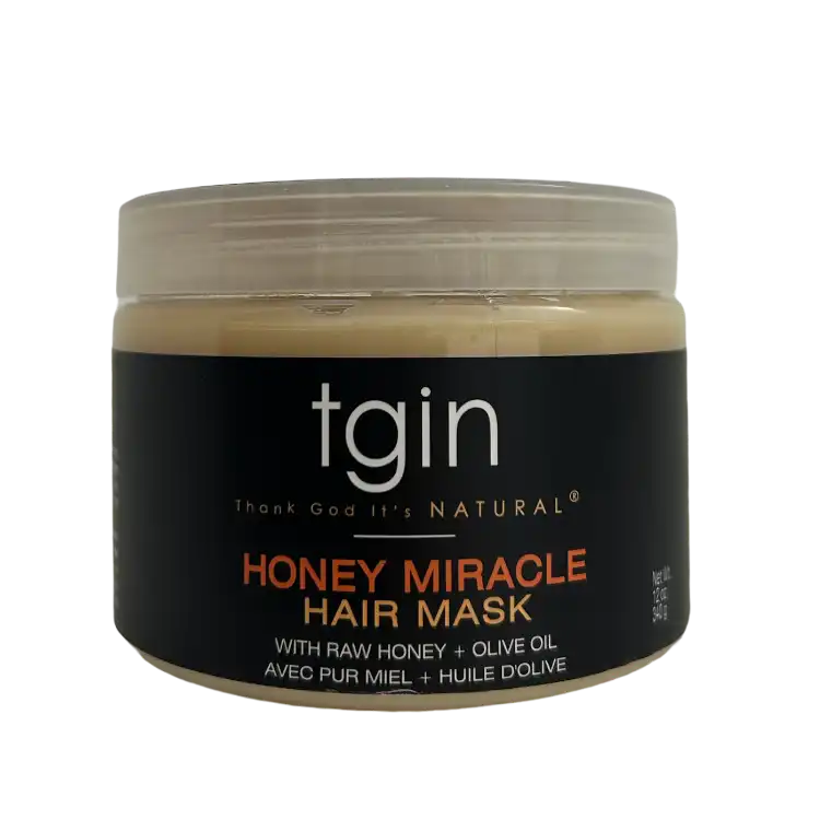 TGIN Honey Miracle Hair Mask with Raw Honey & Olive Oil Deep Conditioner - 12oz