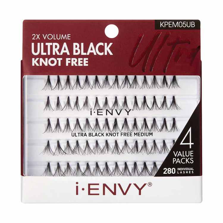 ULTRA BLACK KNOT FREE INDIVIDUAL LASH MULTI PACK (280PCS)-KPEM05UB (M10)