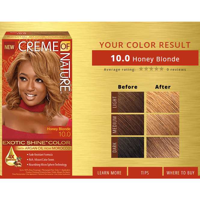 CREME OF NATURE EXOTIC SHINE COLOR WITH ARGAN OIL (87.83)