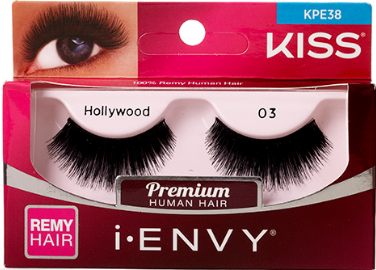 Hollywood 03 - KPE38 Premium Human Hair Lashes: Channel Old Hollywood Glamour