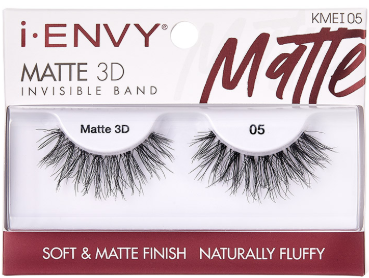 Kiss  Envy Matte 3D Invisible Band Eyelashes- KMEI05