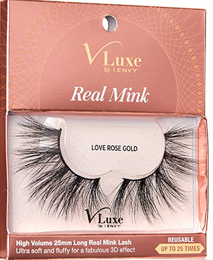 V-Luxe Real Mink – Love Rose Gold (B00145)