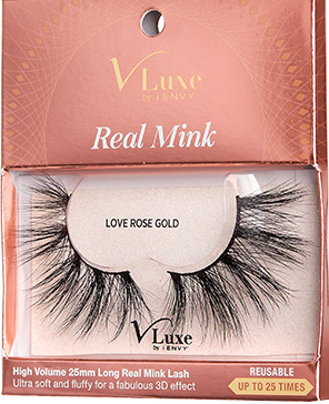 V-Luxe Real Mink – Love Rose Gold (B00145)