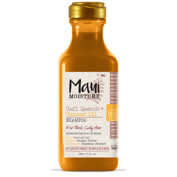Maui Moisture Curl Quench + Coconut Oil for Thick Curly Hair Shampoo  13 oz