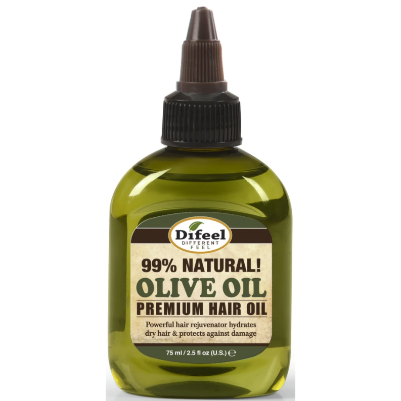 DIFEEL PREMIUM NATURAL HAIR OIL - OLIVE OIL 2.5 OZ.