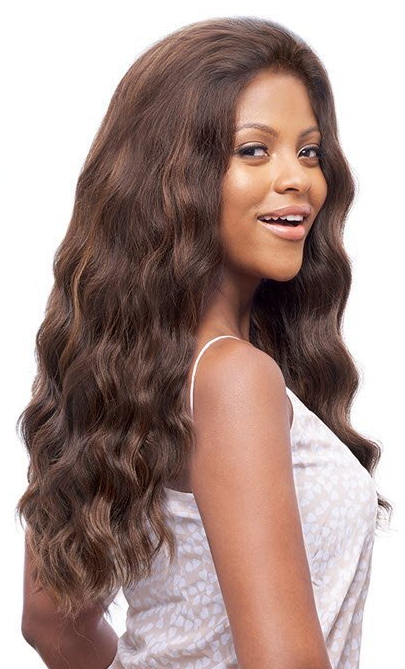 HONEY BRAZILIAN HUMAN HAIR BLEND TOPS LACE FRONT WIG THB ELKIN