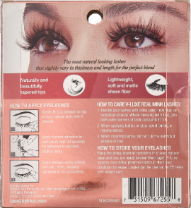 V-Luxe Real Mink – Pale Blush (B00145)