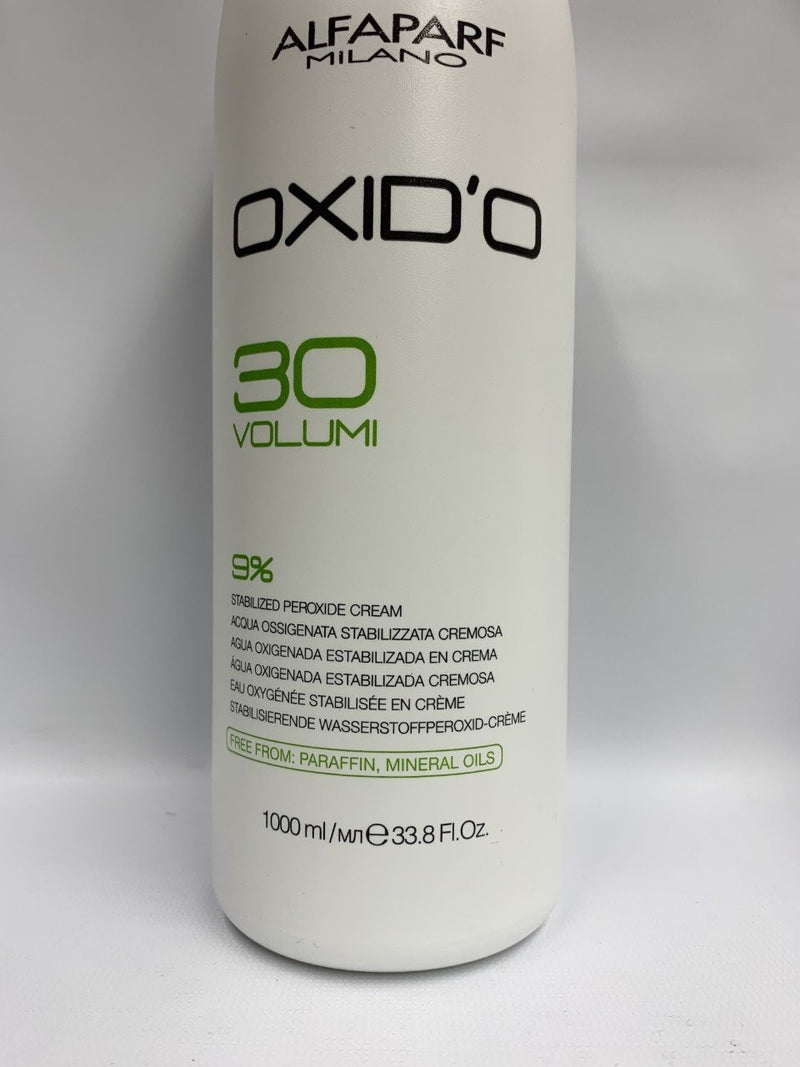 Alfaparf Milano Oxido  Hydrogen Peroxide Cream Developer 10-20-30-40 33.8 oz/1000ml