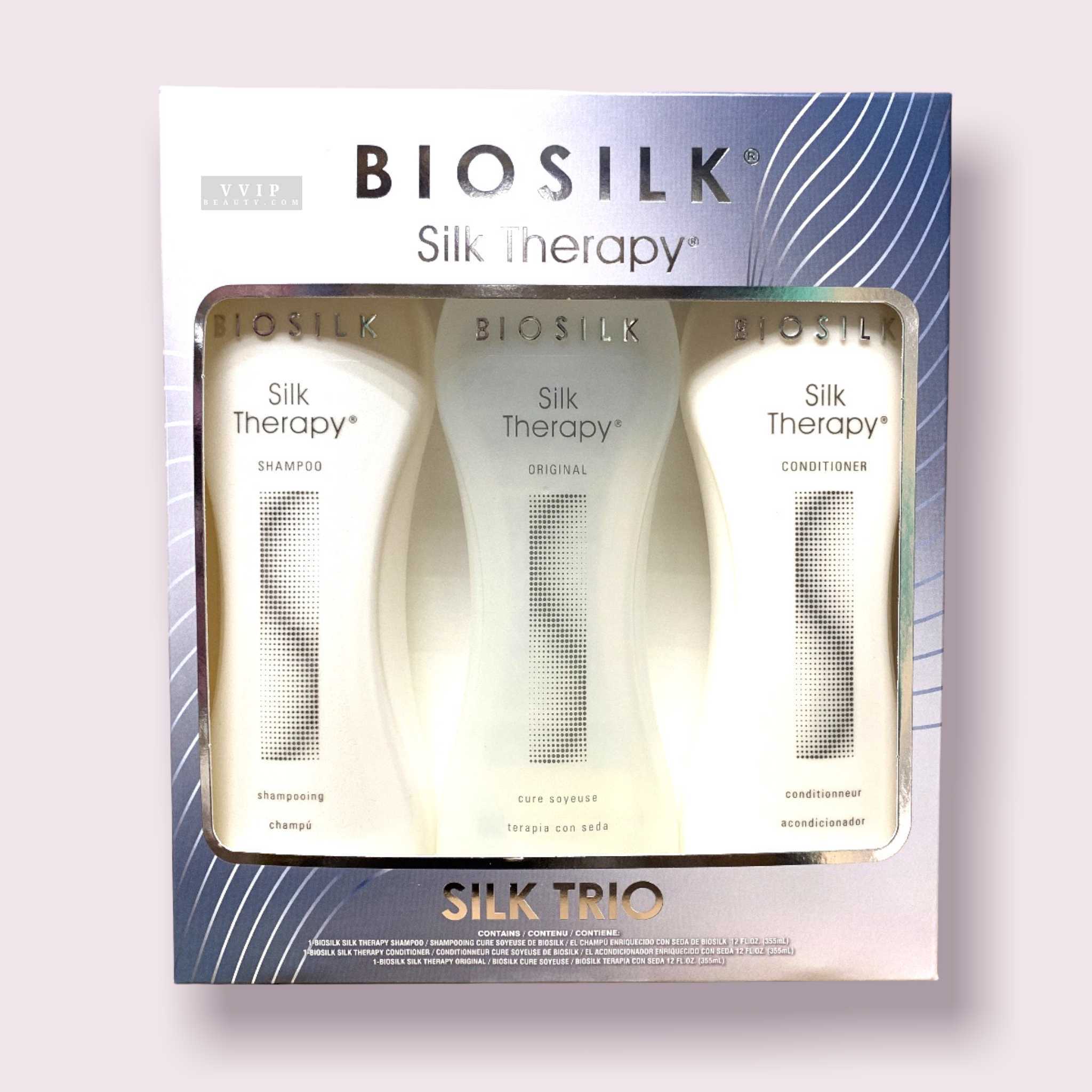 BioSilk Silk Therapy Trio Kit 12oz With Silk Therpy 12oz, Silk Therapy