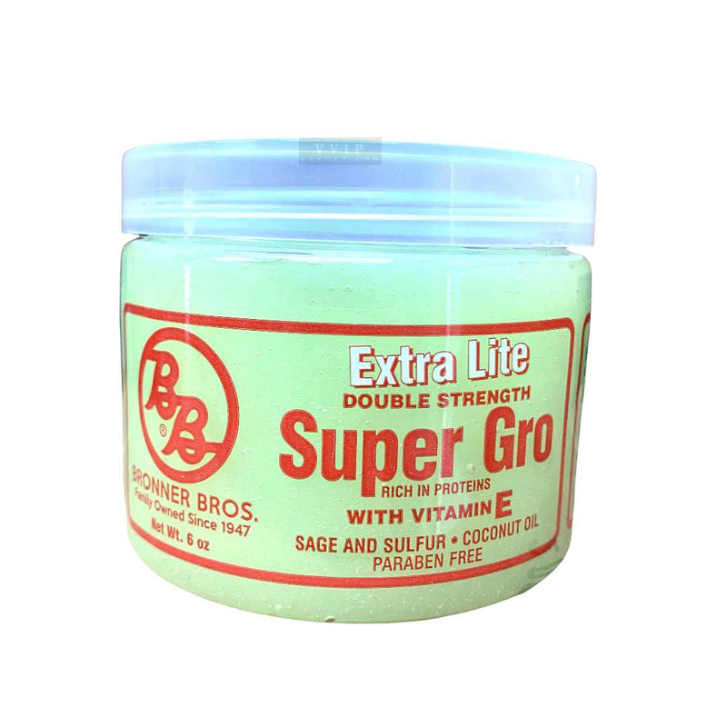 Bronner Bros  Super Gro Extra Lite Double Strength, 6 oz