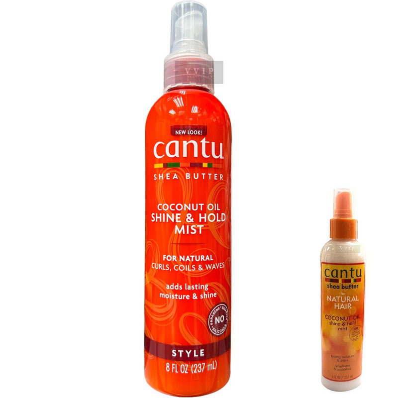 Cantu Shea Butter For Natural Hair Coconut Oil Shine & Hold Mist 8.4oz ^