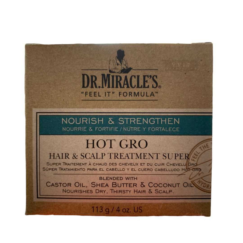 Dr. Miracle's Hot Gro Hair & Scalp Treatment Super 4 oz  -