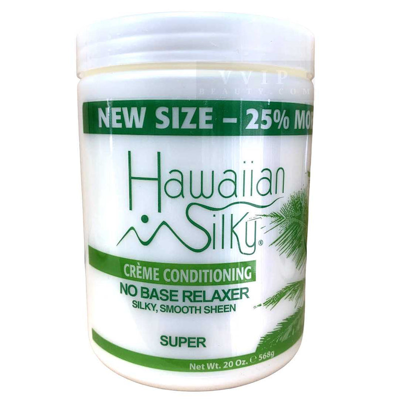 Hawaiian Silky No Base Relaxer Silky Smooth Sheen -Super-20oz