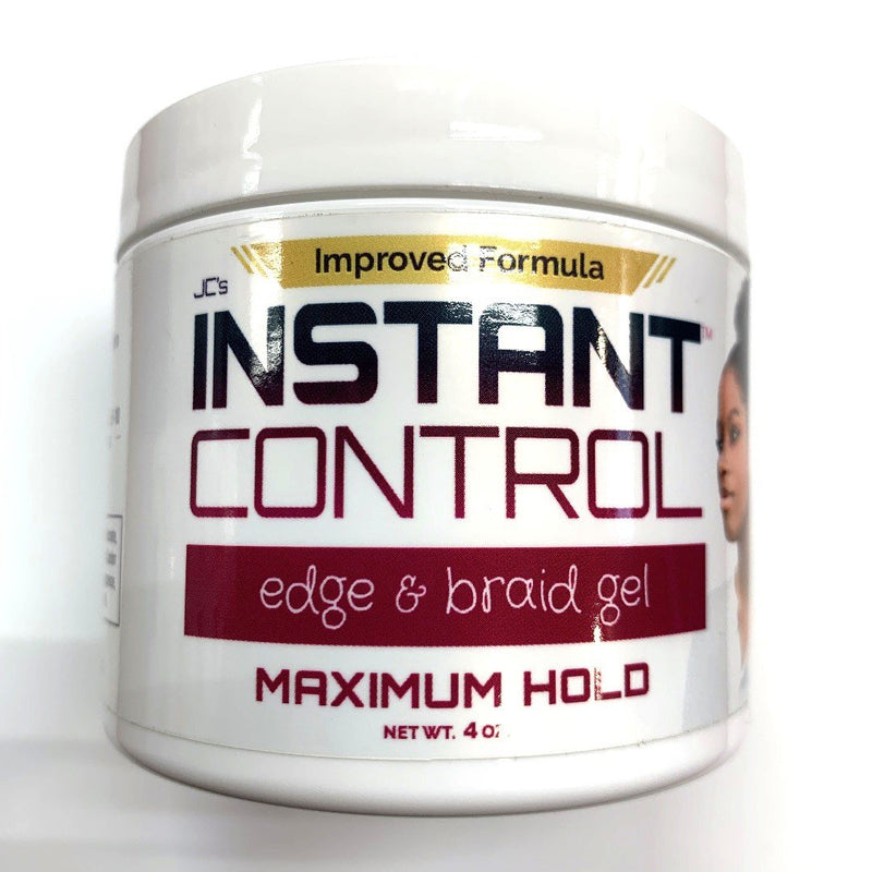 JC's Instant Control Edge & Braid Gel Maximum Hold 4 oz