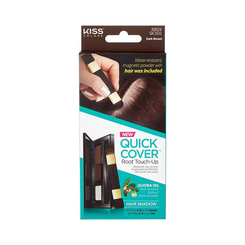 KISS Quick Cover Root Touch up Hair Shadow Included Hair Wax (M21)