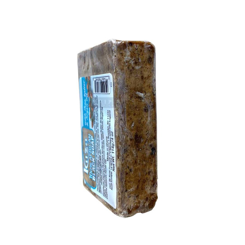 Kuza 100% African Black Soap with Shea Butter & Argan Oil 4 oz (B00078)