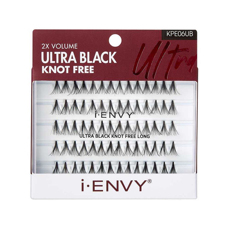 Long Ultra Black Knot Free Individual Lash (70pcs)-KPE06UB (M11)