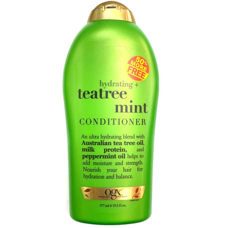 Ogx Hydrating Plus Tea Tree Mint Hair Conditioner, 19.5 Oz