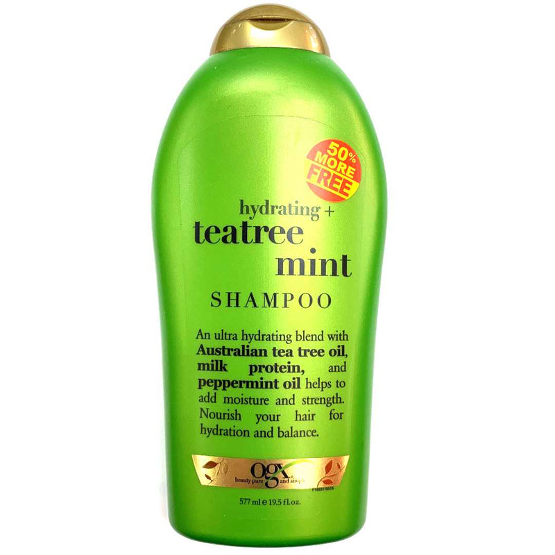 Ogx Hydrating Plus Tea Tree Mint Hair Shampoo 19.5 Oz (B00037)