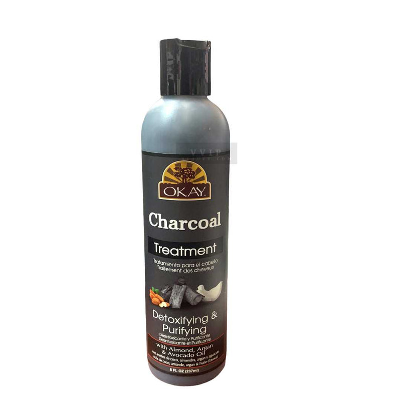 Okay Charcoal Treatment, Detoxifying & Purifying, 8 oz (B00110)