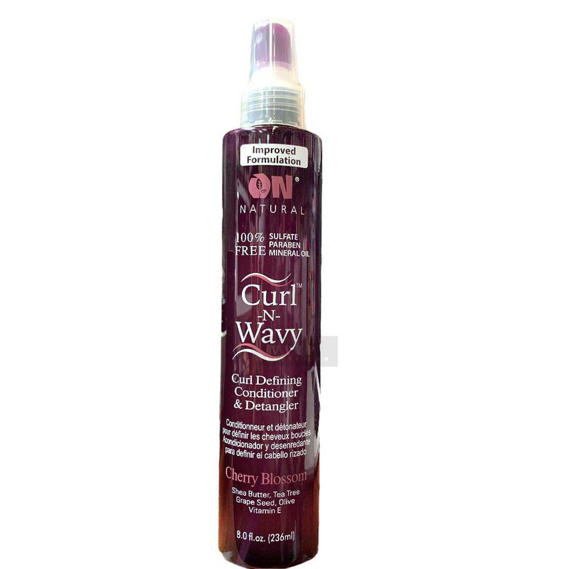 On Natural Cherry Blossom Curl-N-Wavy Conditioner & Detangler 8 oz